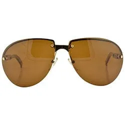 COAST Brown Aviator Sunglasses sold by Giant Vintage