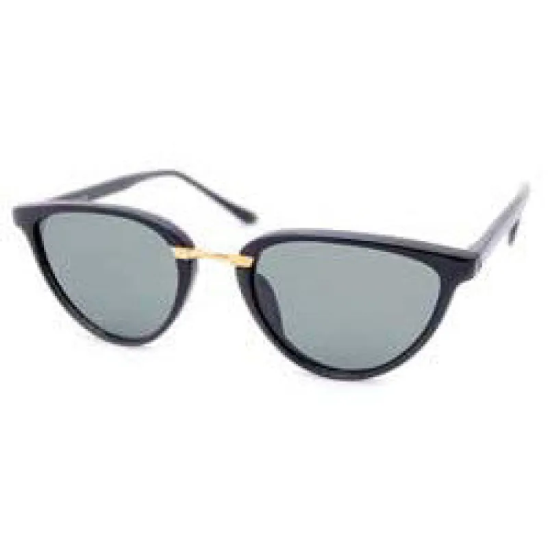 CASS Black Cat-Eye Sunglasses sold by Giant Vintage