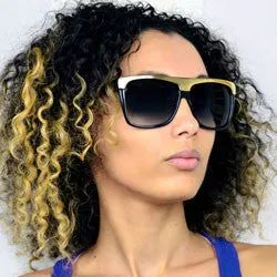 WESTON Black Indie Sunglasses sold by Giant Vintage product image thumbnail 3