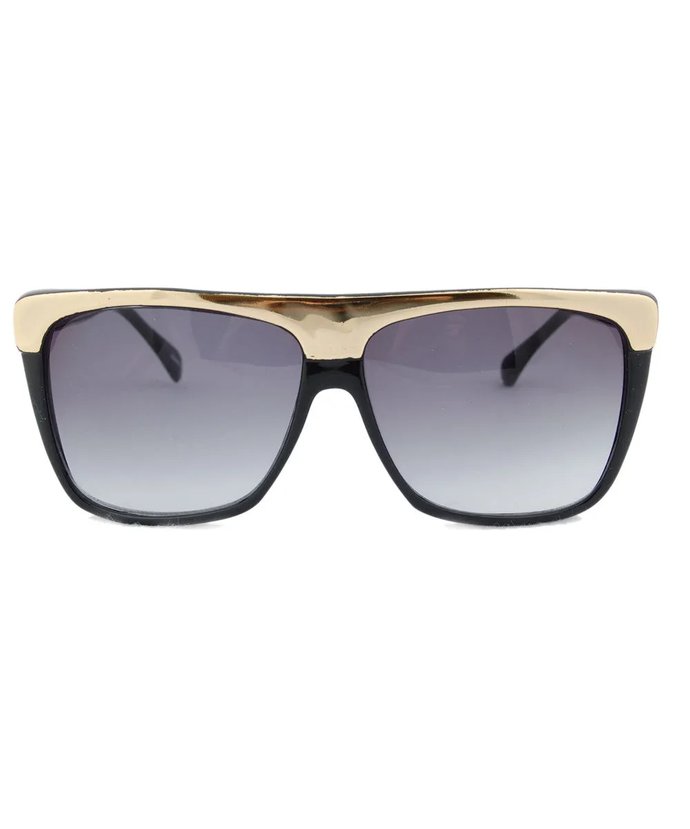 WESTON Black Indie Sunglasses sold by Giant Vintage product image thumbnail 2