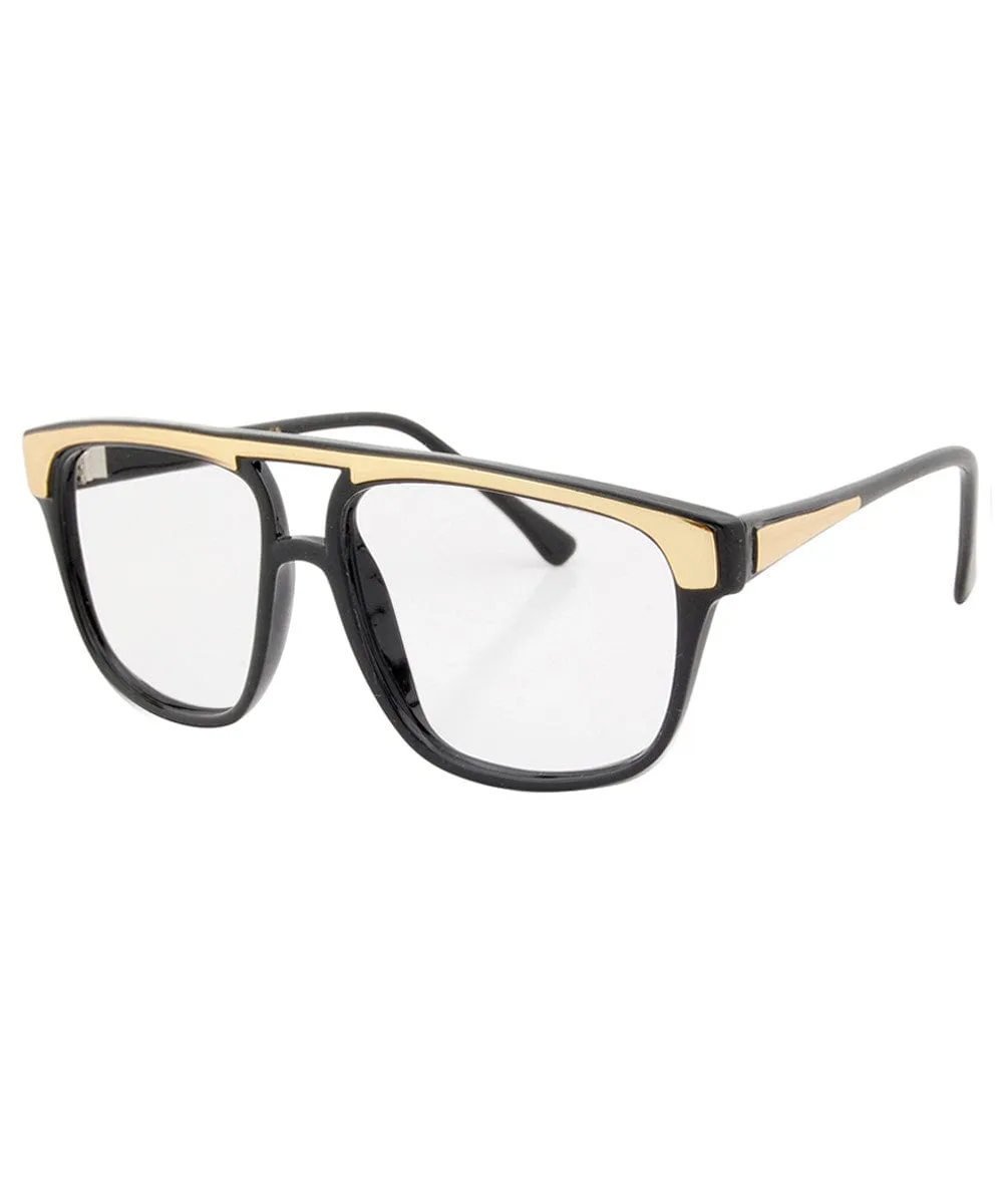 DANIEL Black Clear Glasses sold by Giant Vintage product image thumbnail 2
