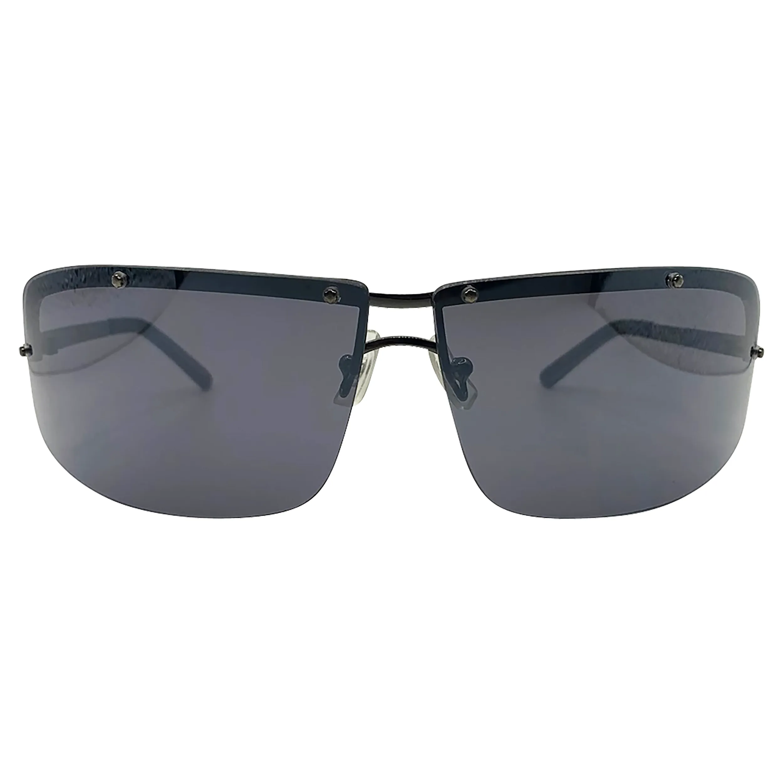 PRESSED Rimless Shield Sunglasses sold by Giant Vintage product image thumbnail 5