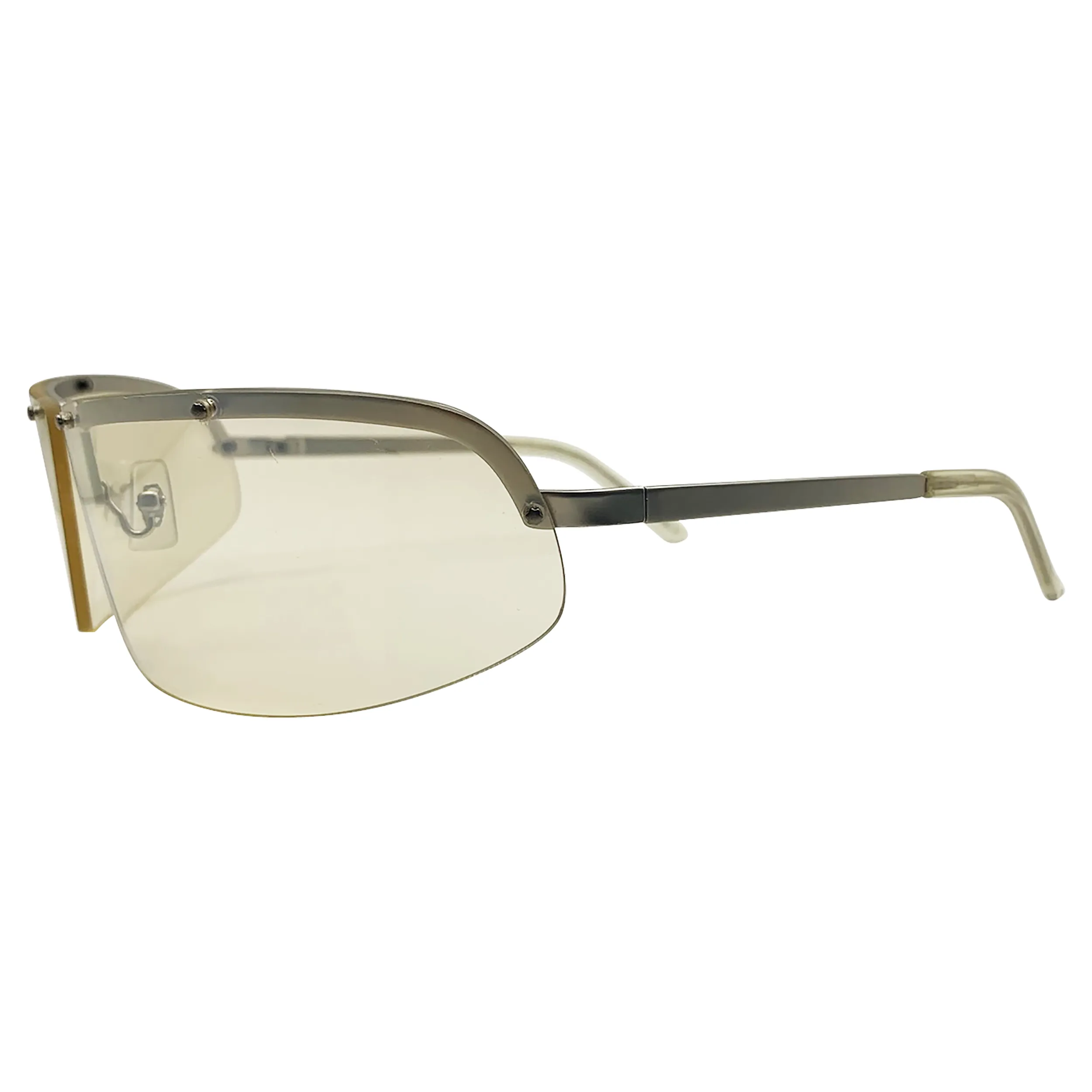 PRESSED Rimless Shield Sunglasses sold by Giant Vintage product image thumbnail 4