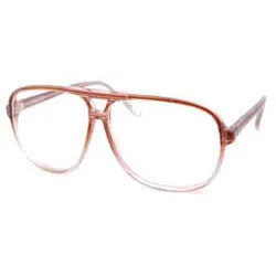 PETRI Brown Clear Glasses sold by Giant Vintage