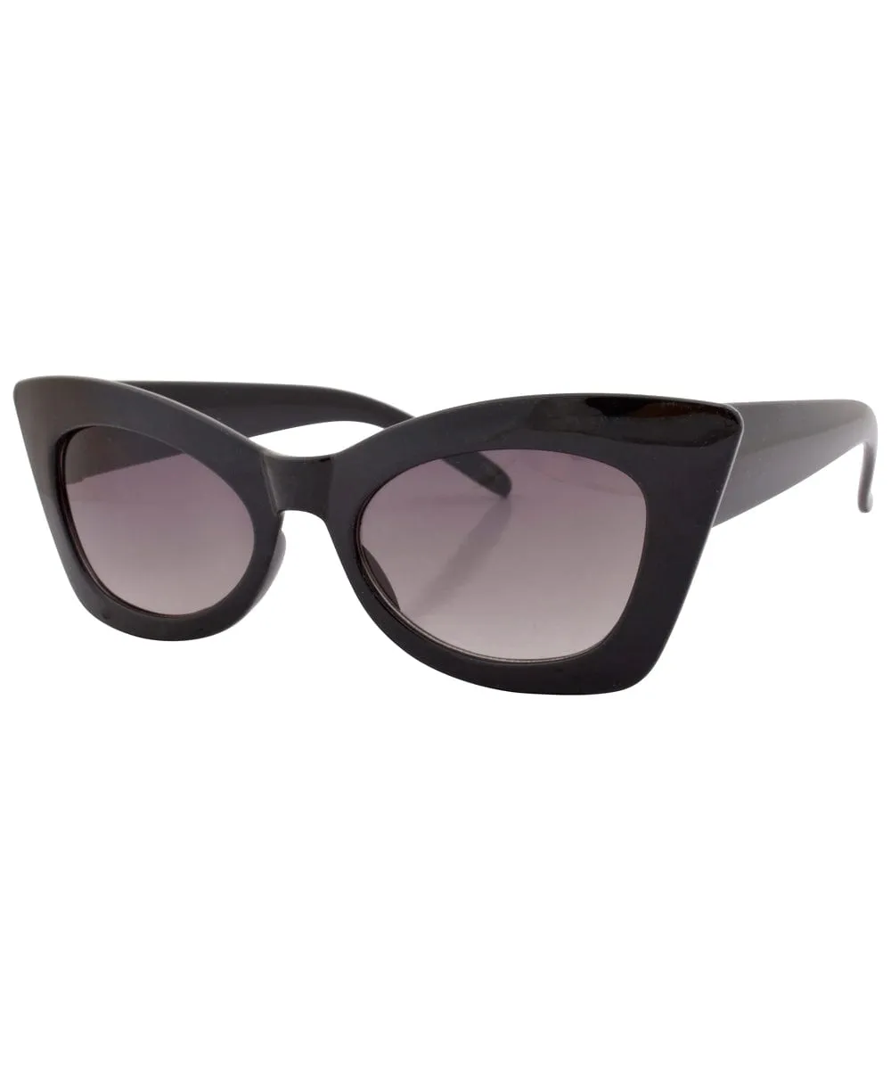 EARTHA Black Cat-Eye Sunglasses sold by Giant Vintage product image thumbnail 2