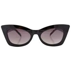 EARTHA Black Cat-Eye Sunglasses sold by Giant Vintage