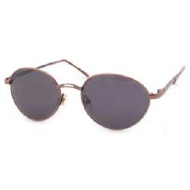 CASTOR Copper Round Sunglasses sold by Giant Vintage