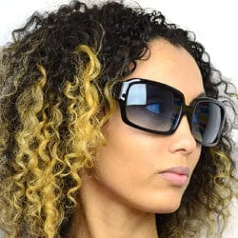 EPIC Black Square Sunglasses sold by Giant Vintage