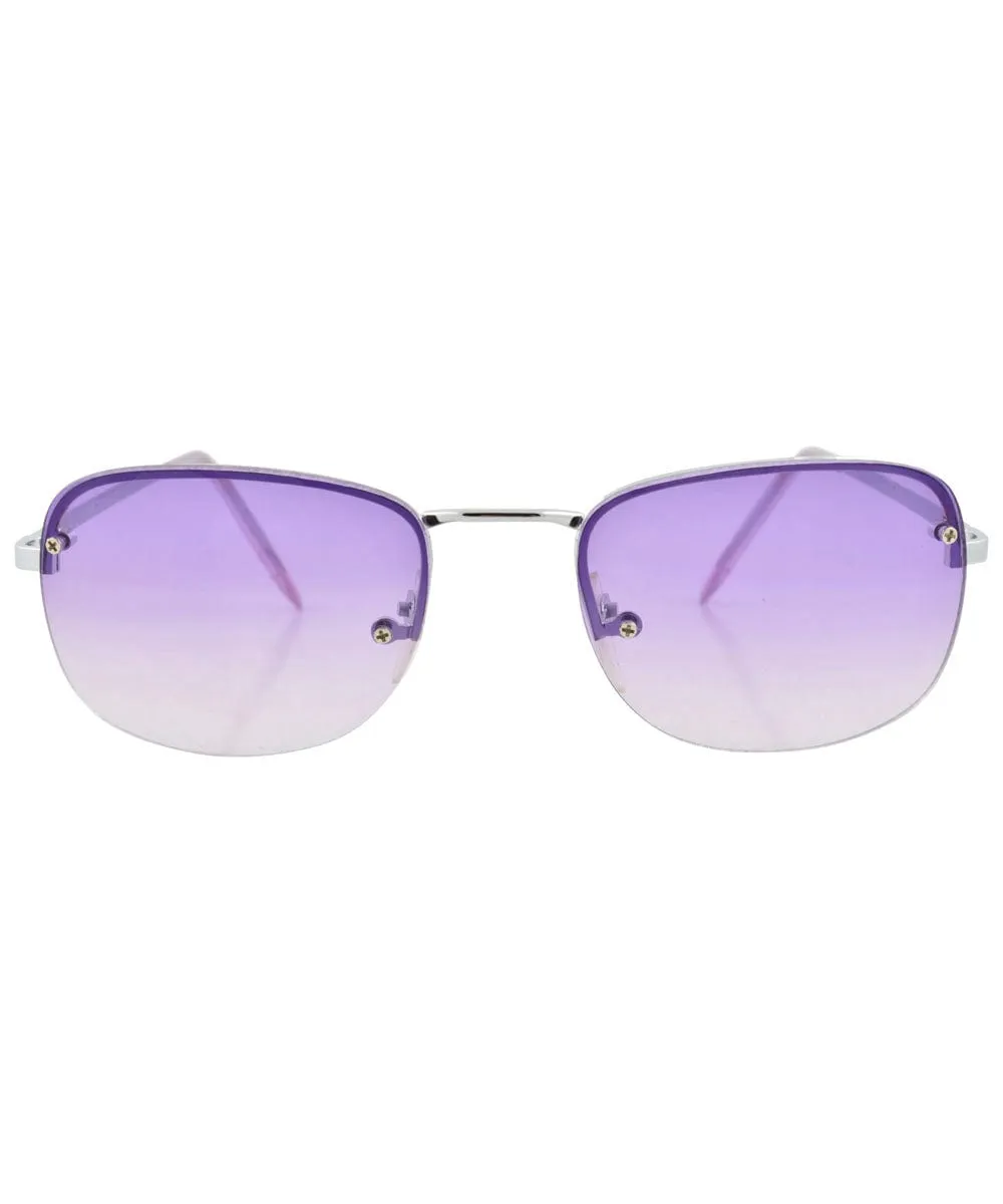 SPRINKLES Purple Rimless Sunglasses sold by Giant Vintage product image thumbnail 3