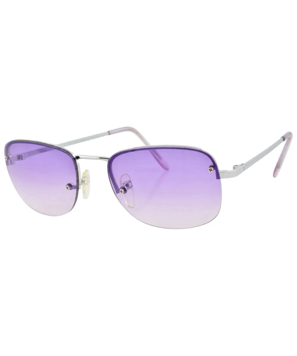 SPRINKLES Purple Rimless Sunglasses sold by Giant Vintage product image thumbnail 2
