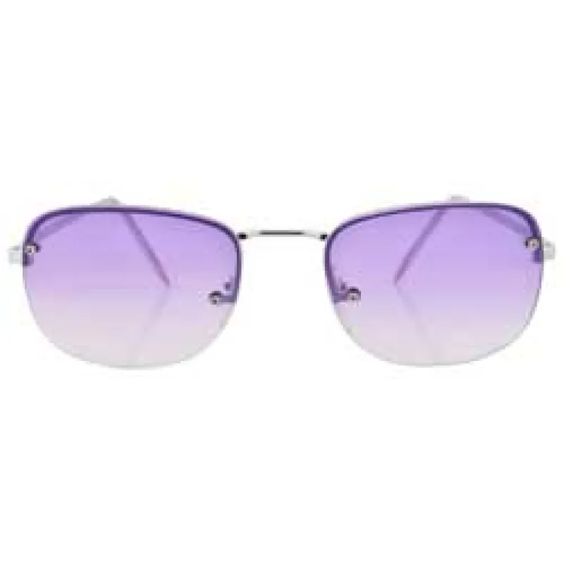 SPRINKLES Purple Rimless Sunglasses sold by Giant Vintage