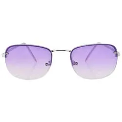 SPRINKLES Purple Rimless Sunglasses sold by Giant Vintage