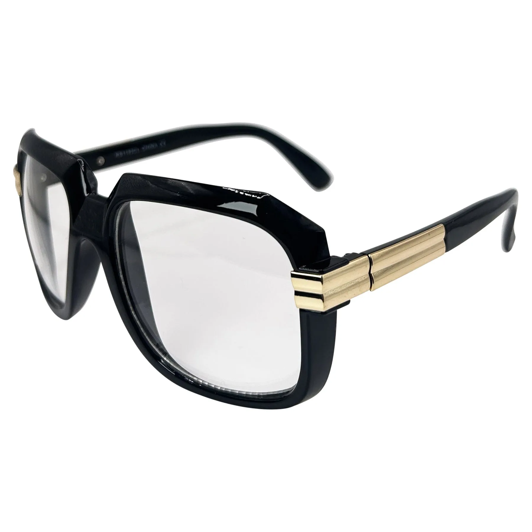 CLARENCE Clear Square Glasses sold by Giant Vintage product image thumbnail 3