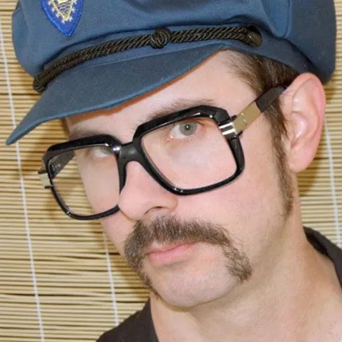 CLARENCE Clear Square Glasses sold by Giant Vintage product image thumbnail 2