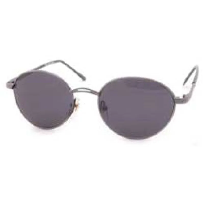 CASTOR Gunmetal Round Sunglasses sold by Giant Vintage