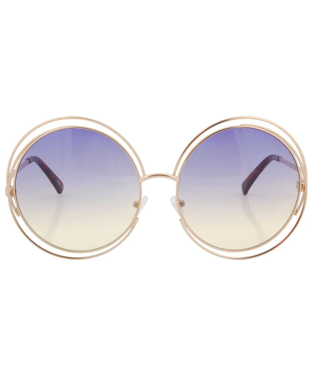 CONCENTRIC Blue/Yellow sold by Giant Vintage product image thumbnail 3