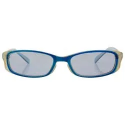 SWIZZLE Blue Square Sunglasses sold by Giant Vintage