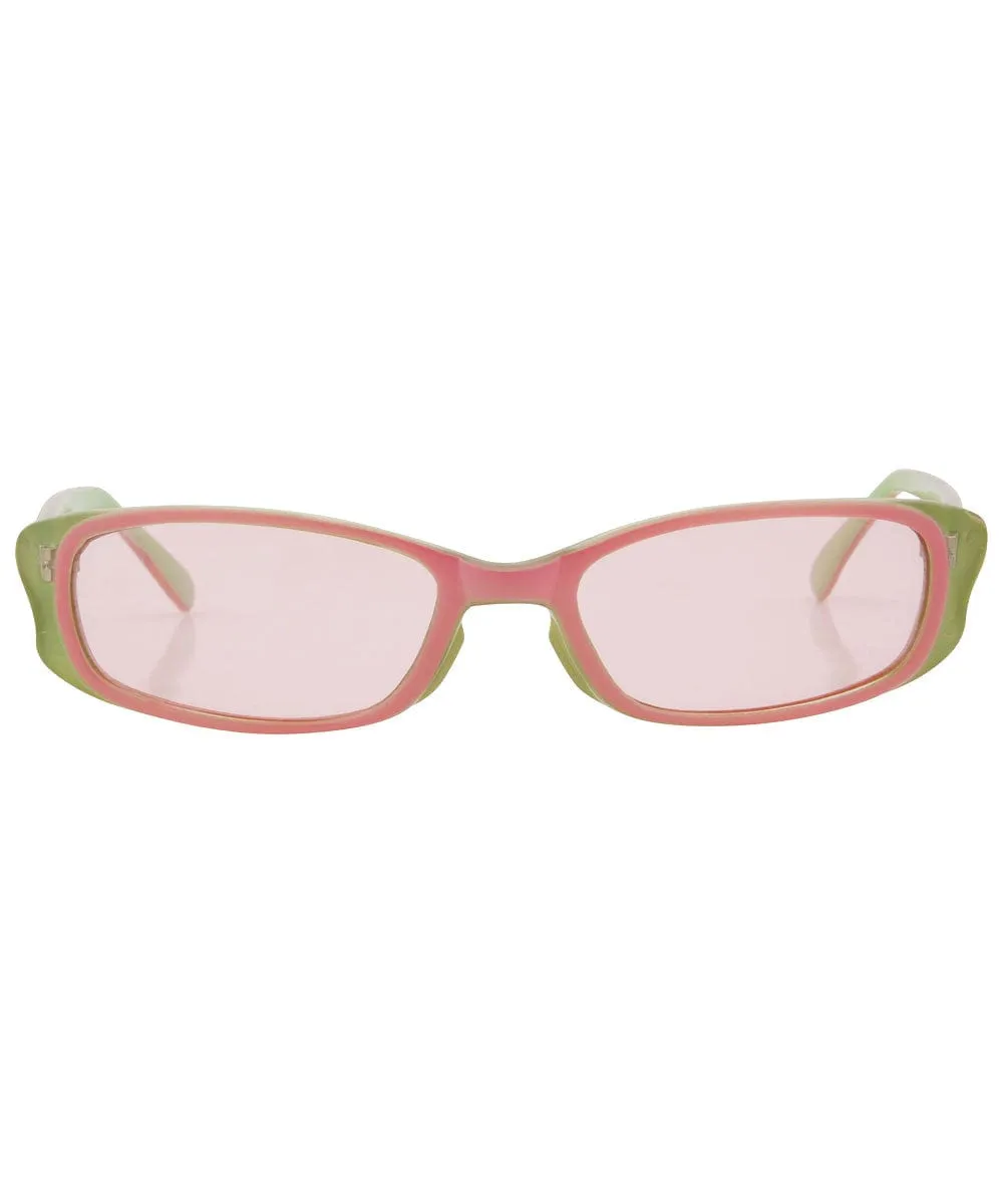 SWIZZLE Watermelon Square Sunglasses sold by Giant Vintage product image thumbnail 3