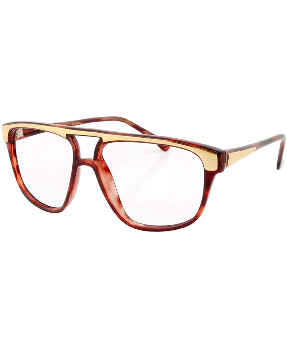 DANIEL Tortoise Clear Glasses sold by Giant Vintage product image thumbnail 2