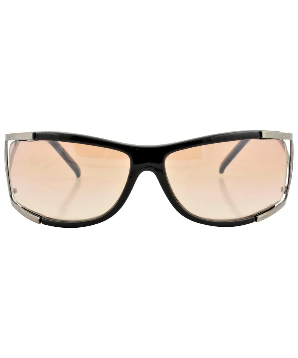 GOODY Black/Brown Fashion-Forward Sunglasses sold by Giant Vintage product image thumbnail 3