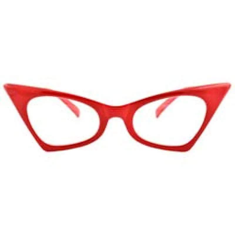 KADILLAC Red/Clear Glasses sold by Giant Vintage