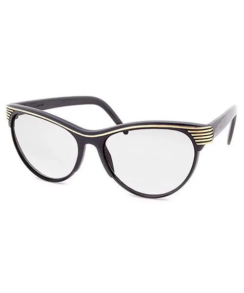 PRELUDE Black/Clear Glasses sold by Giant Vintage product image thumbnail 2