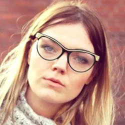 PRELUDE Black/Clear Glasses sold by Giant Vintage