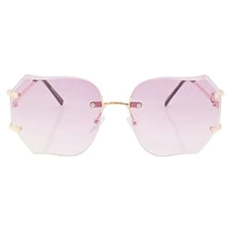 SAGO Lavender Oversized Sunglasses sold by Giant Vintage