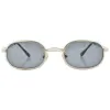 GEORGIE Silver Square Sunglasses sold by Giant Vintage