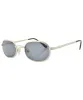 GEORGIE Silver Square Sunglasses sold by Giant Vintage