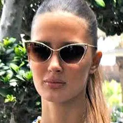 CHAN Gold Cat-Eye Sunglasses sold by Giant Vintage product image thumbnail 2