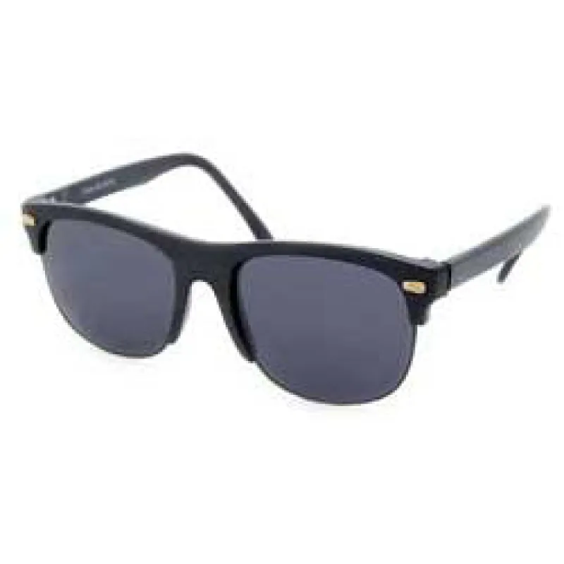 PICTURE Black Retro Sunglasses sold by Giant Vintage