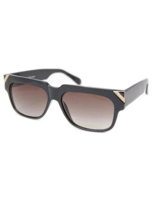 PIP Black/Gold Square Sunglasses sold by Giant Vintage product image thumbnail 2