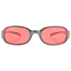 TATER Gray/Red Square Sunglasses sold by Giant Vintage