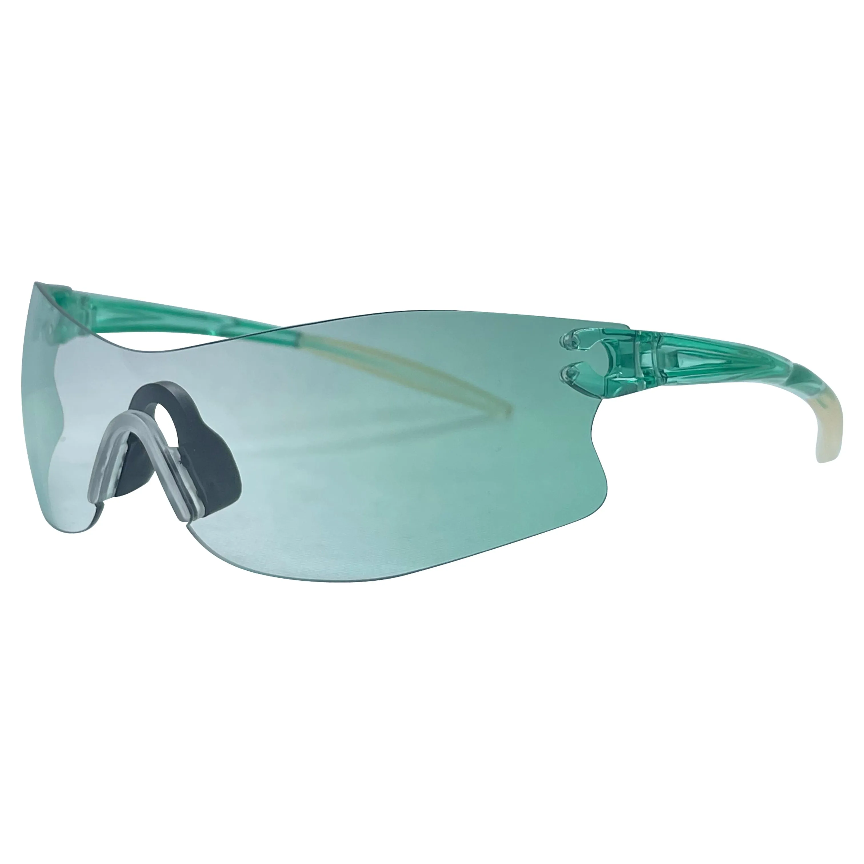 PUMA Green Sporty Shield Sunglasses sold by Giant Vintage product image thumbnail 3