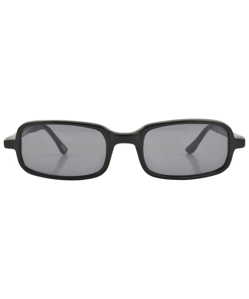 CLIFFORD Black Square Sunglasses sold by Giant Vintage product image thumbnail 3