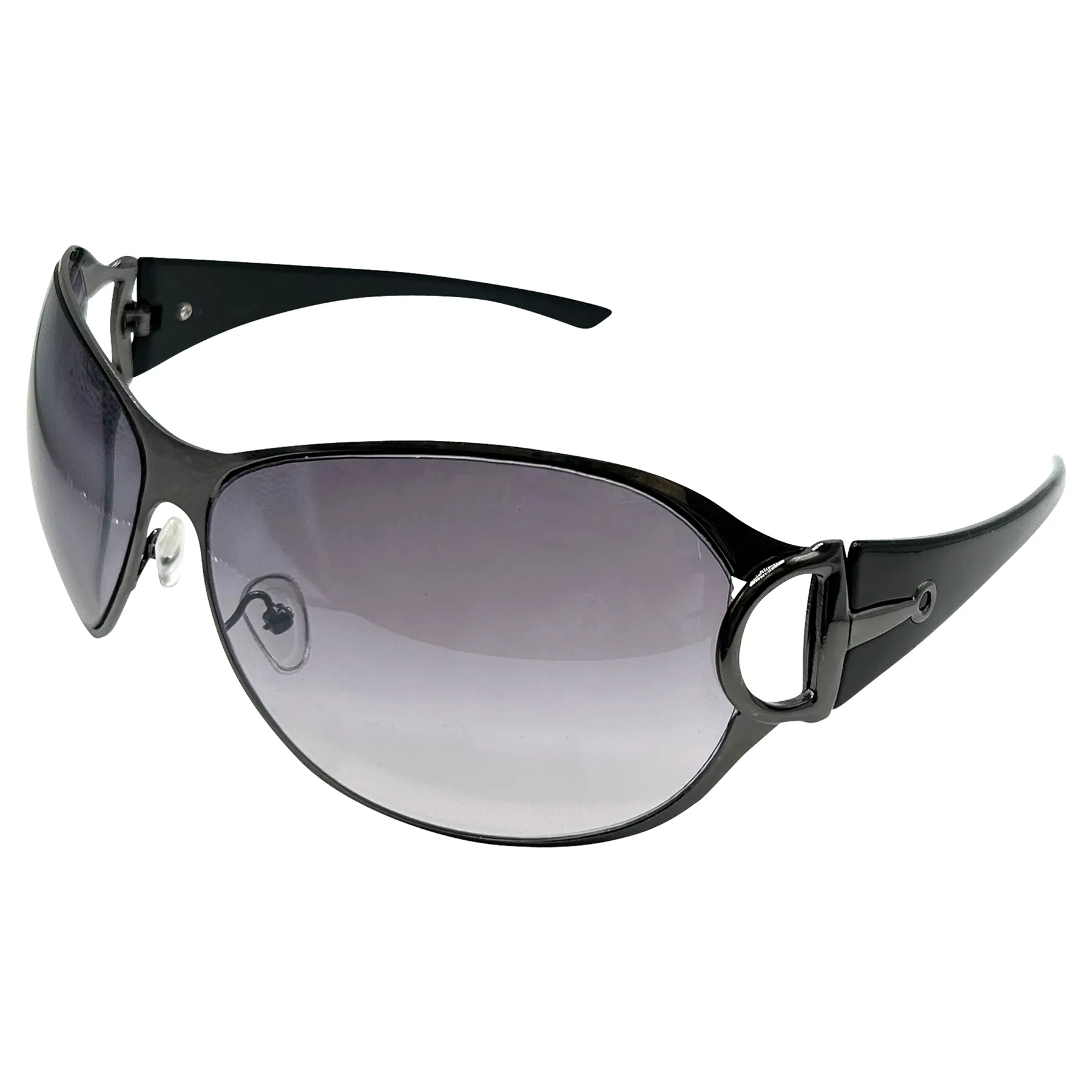 PLASTIC Oversized Y2K Sunglasses sold by Giant Vintage product image thumbnail 3