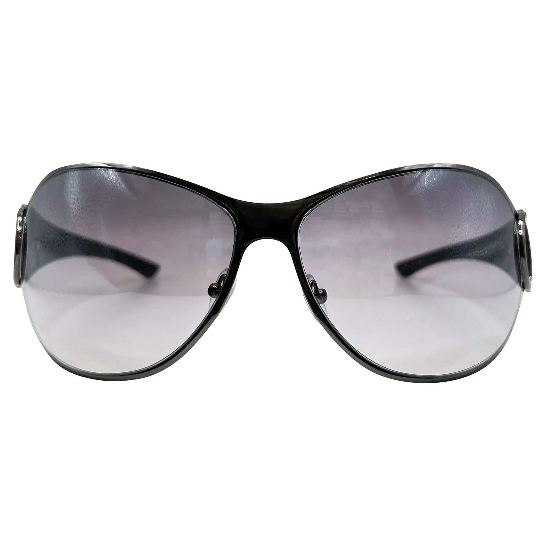 PLASTIC Oversized Y2K Sunglasses sold by Giant Vintage product image thumbnail 4