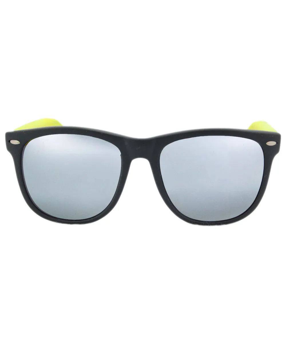 CAPITOLA Black/Yellow Mens Sunglasses sold by Giant Vintage product image thumbnail 3