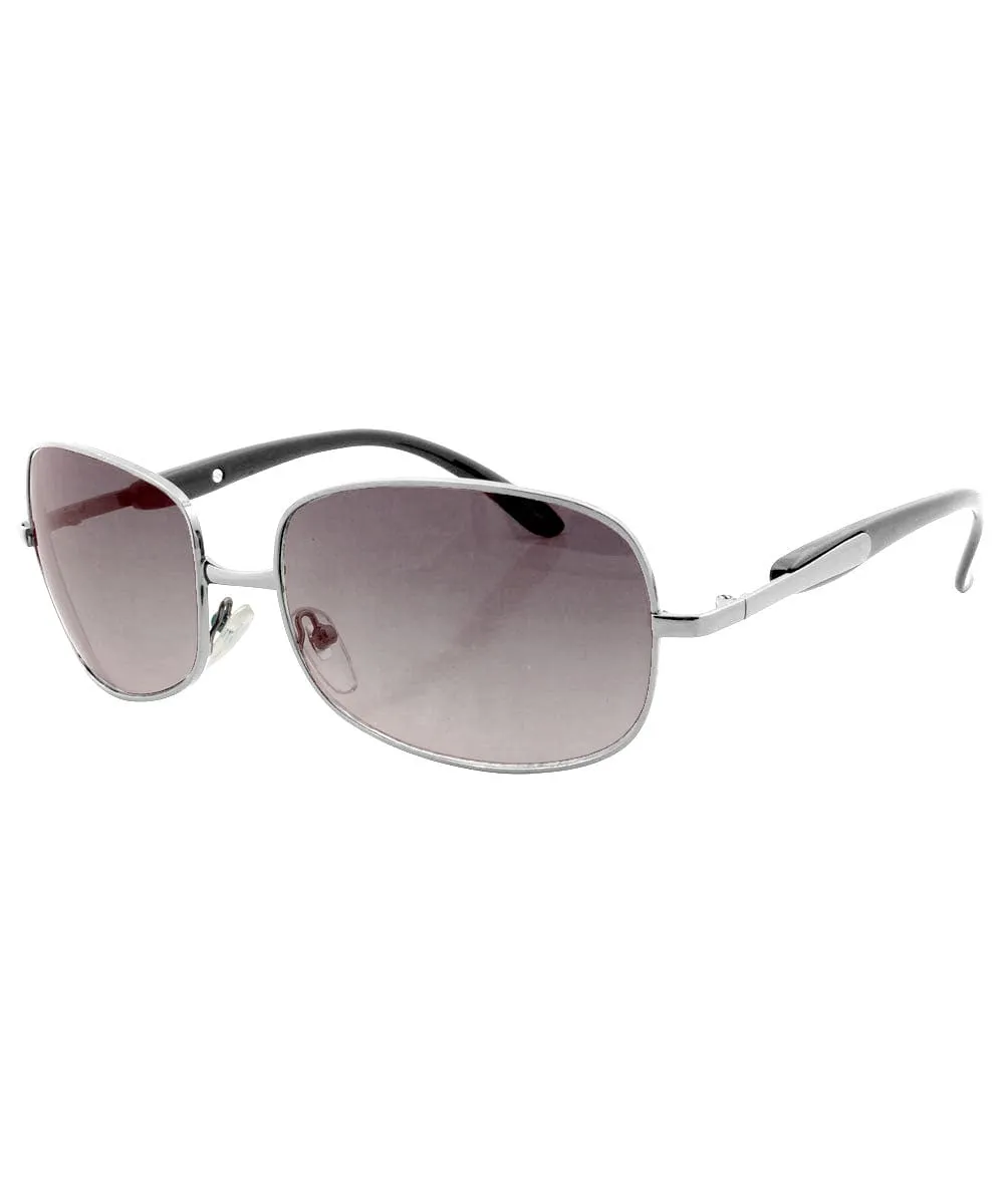 RICHES Smoke Rimless Sunglasses sold by Giant Vintage product image thumbnail 2