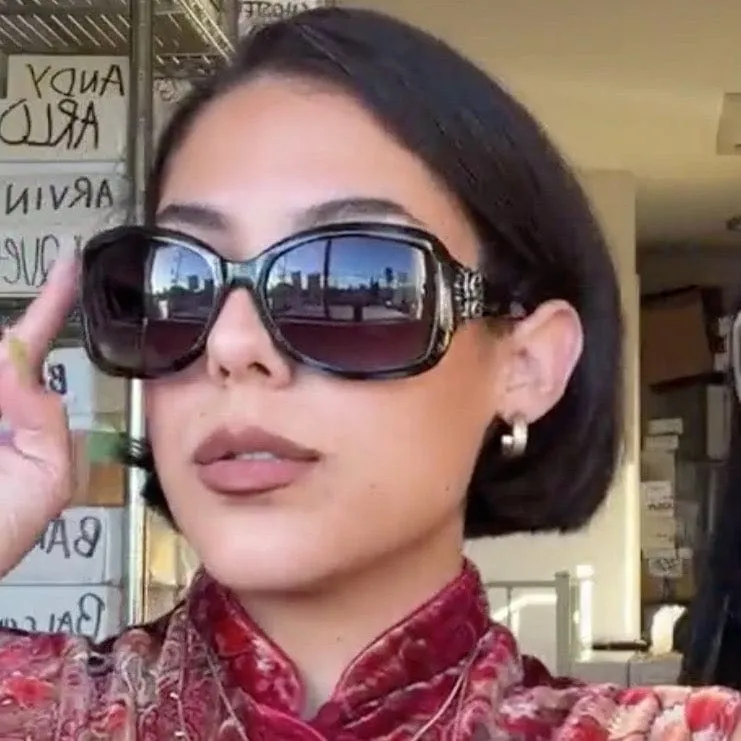 PAPARAZZI Square Y2K Sunglasses sold by Giant Vintage product image thumbnail 2