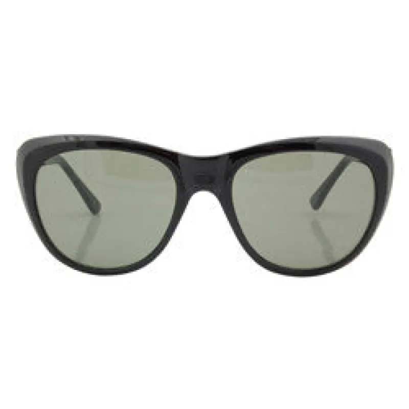 CHARMING Black Cat-Eye Sunglasses sold by Giant Vintage