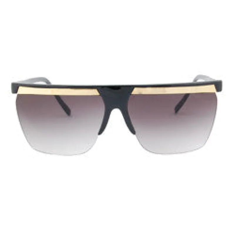 SPLIT Black 80s Sunglasses sold by Giant Vintage
