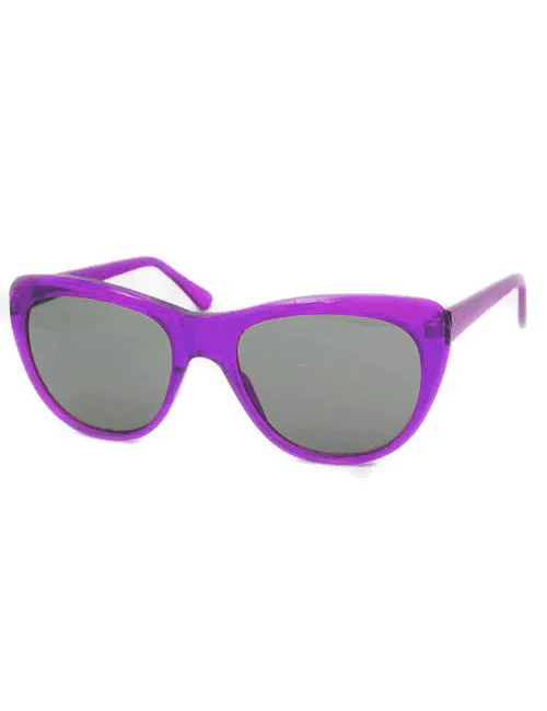 CHARMING Purple Cat-Eye Sunglasses sold by Giant Vintage product image thumbnail 2