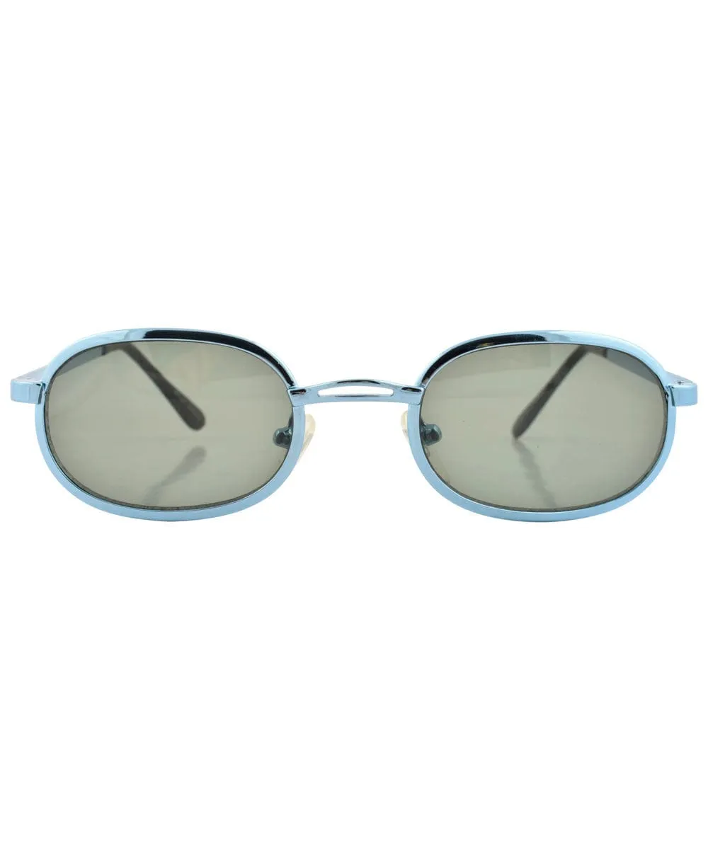GEORGIE Blue Square Sunglasses sold by Giant Vintage product image thumbnail 3