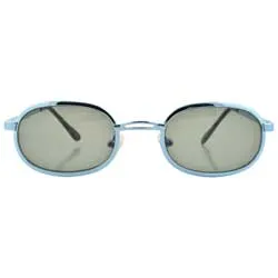 GEORGIE Blue Square Sunglasses sold by Giant Vintage