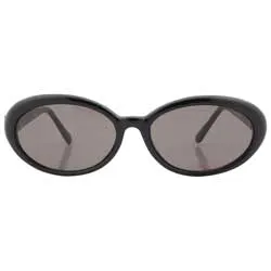 GIGAPOP Black Oval Sunglasses sold by Giant Vintage
