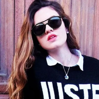 WINTERS Black Retro Aviator Sunglasses sold by Giant Vintage product image thumbnail 2