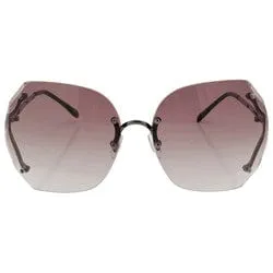 SWEETNESS Gunmetal Oversized Sunglasses sold by Giant Vintage