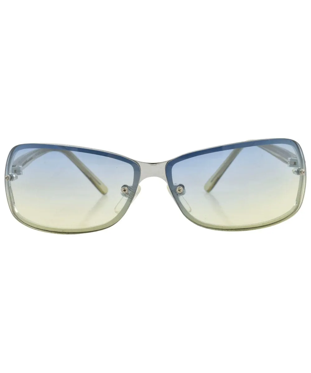 SHARK Aqua Indie Y2K Sunglasses sold by Giant Vintage product image thumbnail 2
